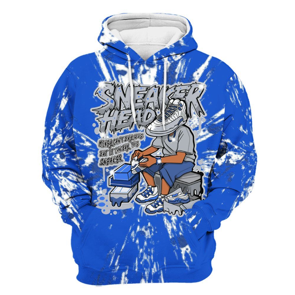 Hoodie To Match Air Foamposite One Royal - Sneakers Headache Graphic Luxury All Over Print