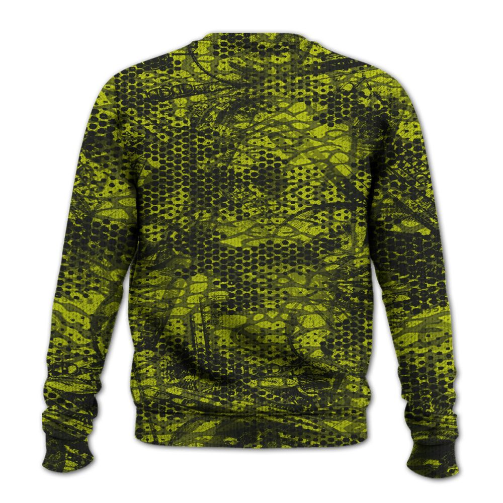 Knitted Sweater To Match Dunk Low QS Halloween Skull - From Rags To Riches