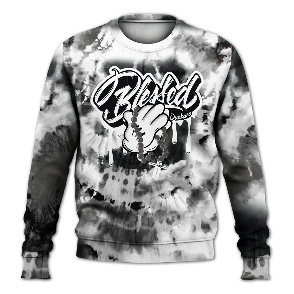 Sweatshirt To Match Kobe 9 Elite Protro Halo - God Blessed Tie Dye All Over Print