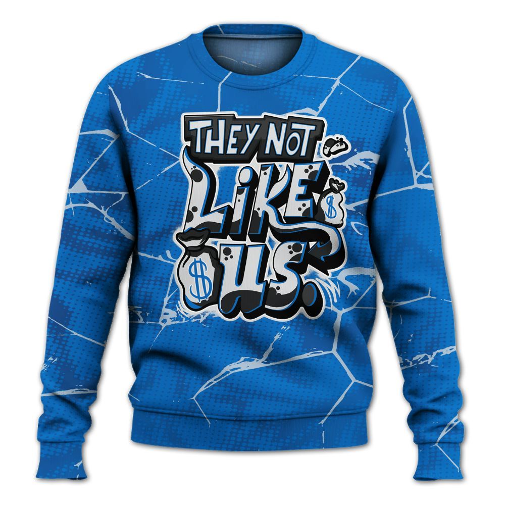 Sweatshirt To Match Blueberry 12s - Dislike Us Graphic All Over Print