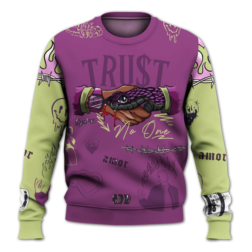 Sweatshirt To Match Ja 2 Staregazer - Snake Trust No One All Over Print