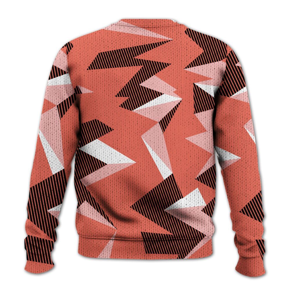 Knitted Sweater To Match Low OG PSG 1s - Geometric Camouflage Pattern