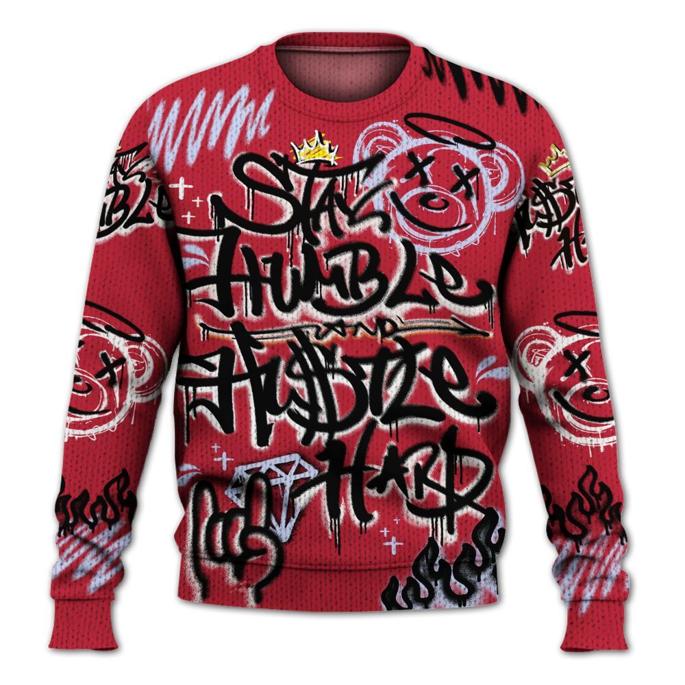 Knitted Sweater To Match Toro Bravo 6s - Humble Drip Streetwear Graffity