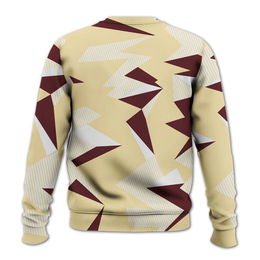 Sweatshirt To Match Women Phantom 12s - Geometric Camouflage Pattern All Over Print