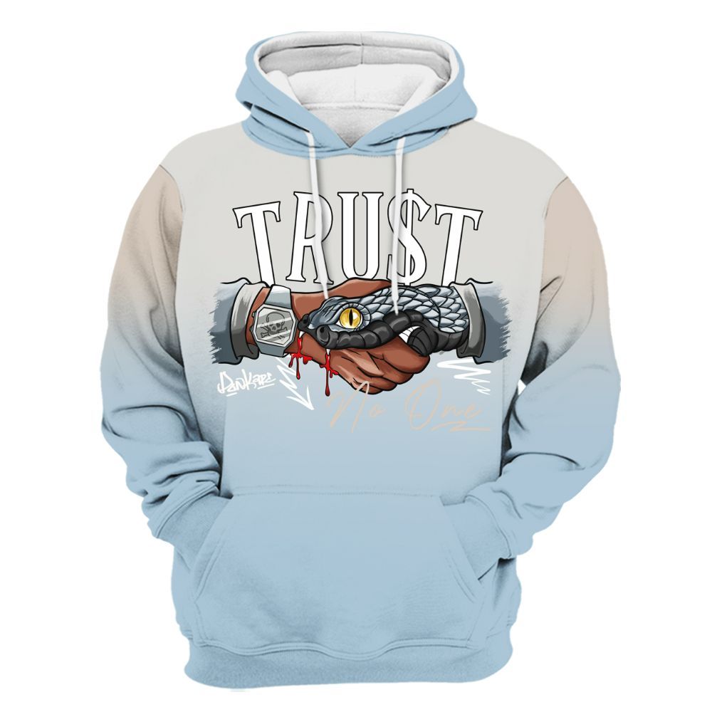 Hoodie To Match High OG Alaska 1s - Snake Trust No One Drip All Over Print