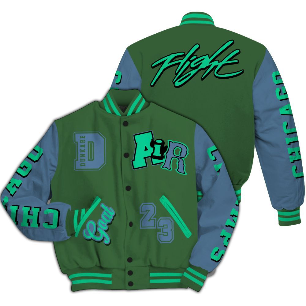 Varsity Jacket To Match Foamposite Pro Pine Green 2025 - AIR Number 23 GOAT All Over Print