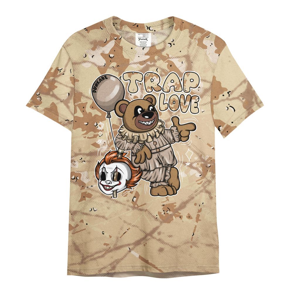 Shirt To Match Desert Camo 3s - Trap Loves Bear Profound All Over Print