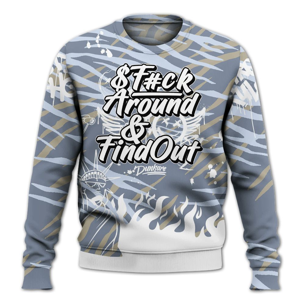 Sweatshirt To Match Ja 2 Induction - Graphic Fck Around Find Out All Over Print