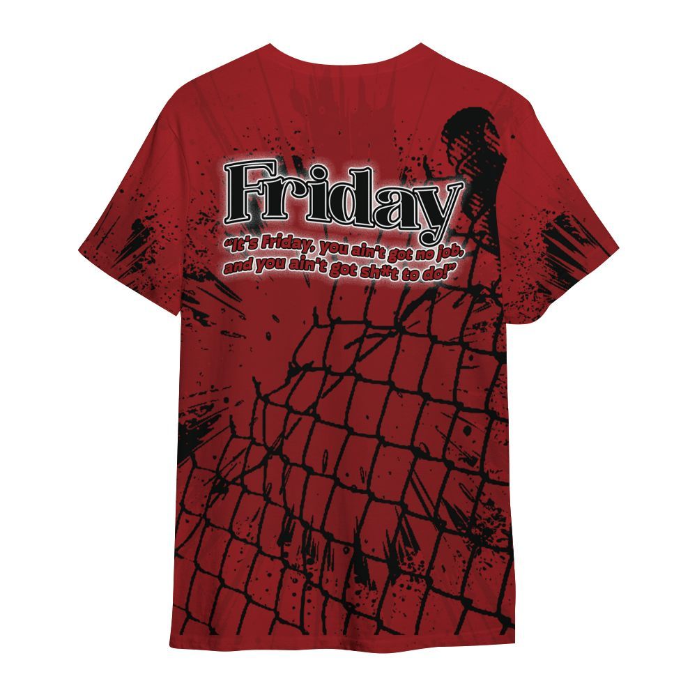 Shirt To Match Alternate Flu Game 12s - Friday Movie All Over Print