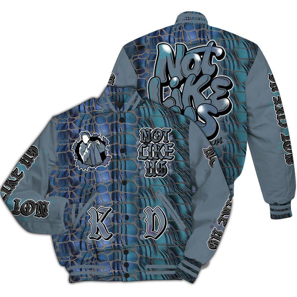 Varsity Jacket To Match Air Foamposite Kazuya Mishima - None Like Us Graphic All Over Print