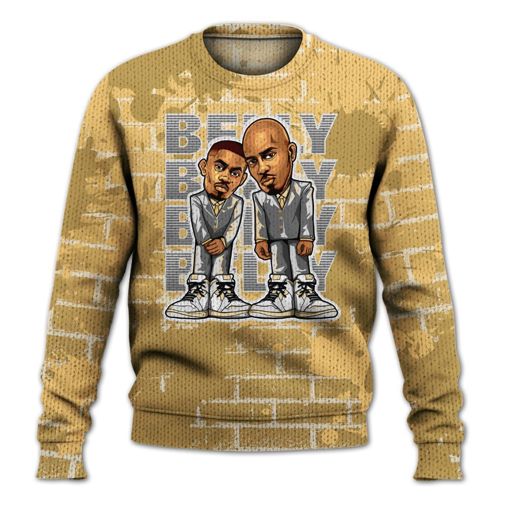 Knitted Sweater To Match Craft Paris 6s - Belly Sneakers Graphic Halloween