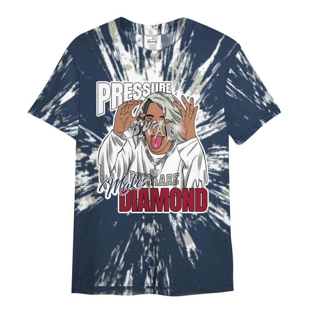 Shirt To Match White Midnight Navy 6s - Pressures Makes Shirt To Match Lux All Over Print