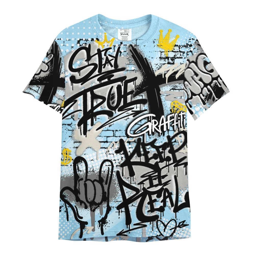 Shirt To Match Retro SoleFly 13s - True It Real Graffiti Streetwear All Over Print