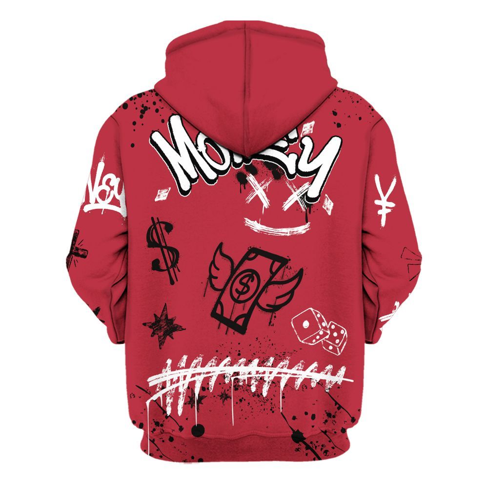 Hoodie To Match Space Jam OG 2026 9s - Everybody Paid In Full Crayon All Over Print