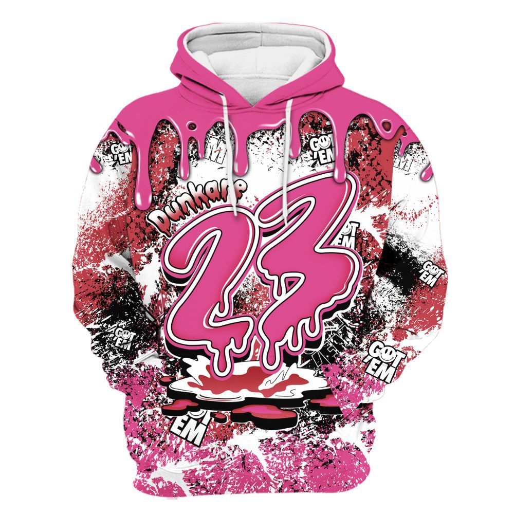 Hoodie To Match KD 4 Aunt Pearl - Dripping 23 Drip All Over Print