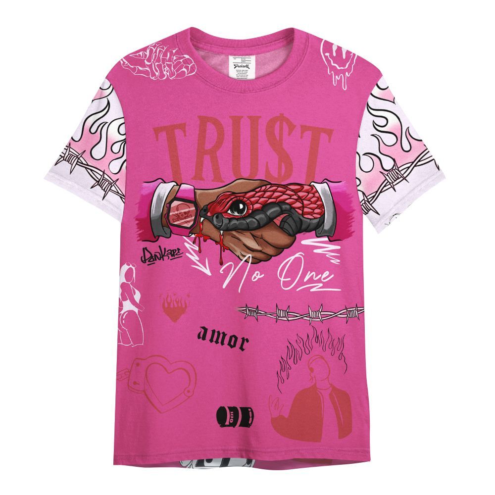 Shirt To Match KD 4 Aunt Pearl - Snake Trust No One All Over Print