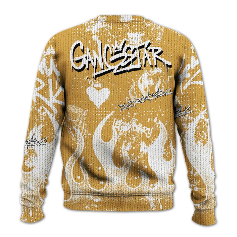 Knitted Sweater To Match Low OG Rookie Of The Year 1s - Lucky Money Paid In Full Graffiti