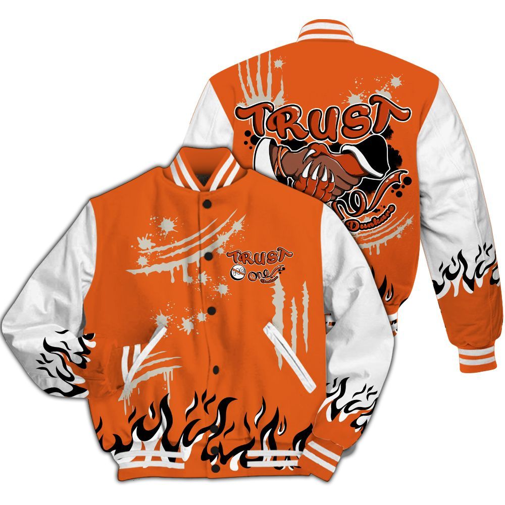 Varsity Jacket To Match High OG Starfish 1s - Graphic Trust No One All Over Print
