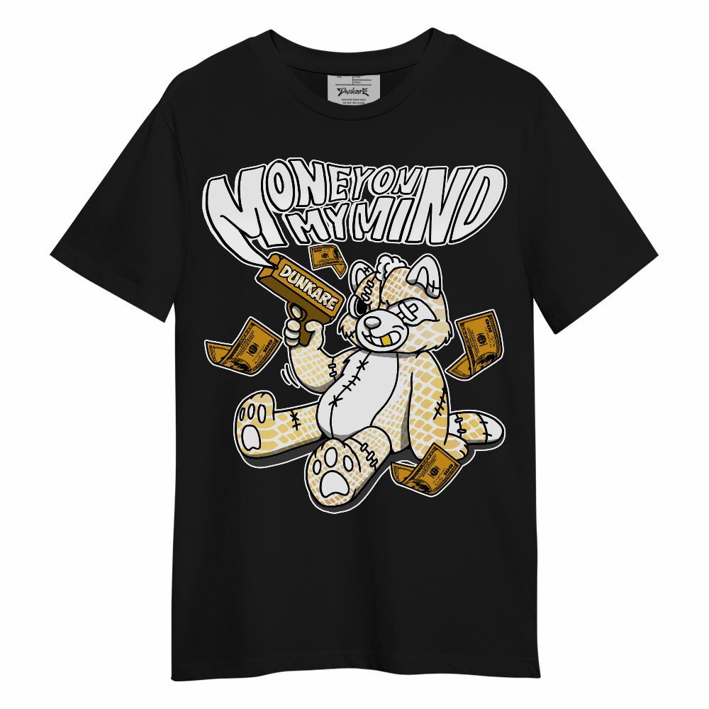 Shirt To Match Low Yellow Python 11s - Money On My Mind Raccoon Unisex Shirt