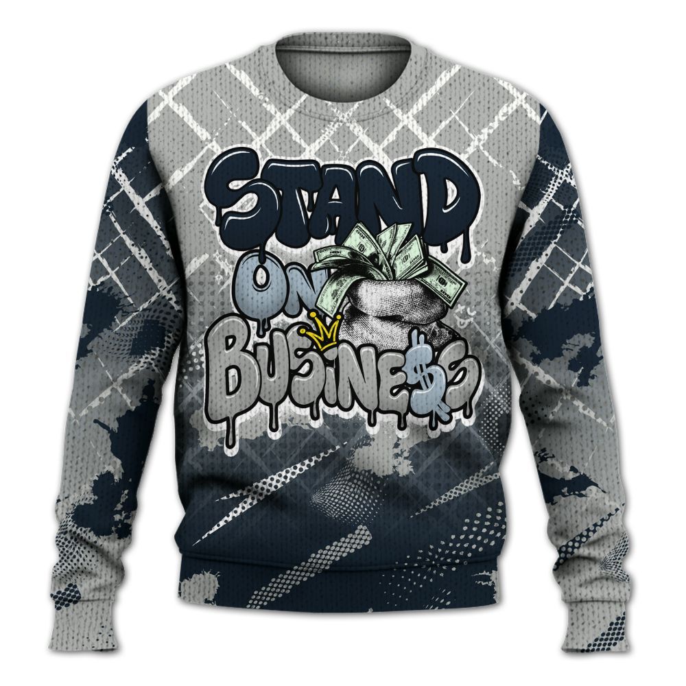 Knitted Sweater To Match Retro Georgetown 6s - Halftone Stand Business Dripping