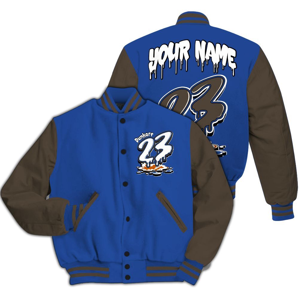 Varsity Jacket To Match Palermo GS League - Custom Name 23 Drip All Over Print