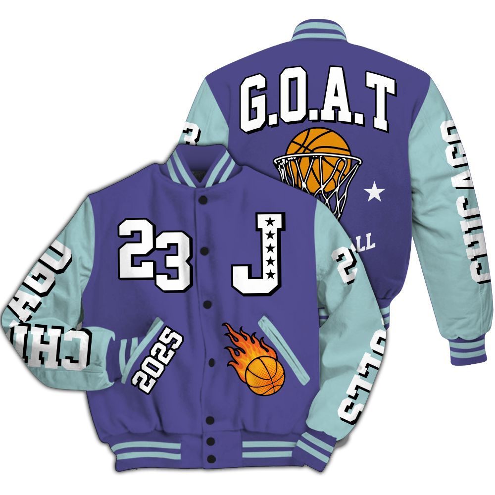 Varsity Jacket To Match Air Ship PE Hornets - Chicago 23 Basketball All Over Print