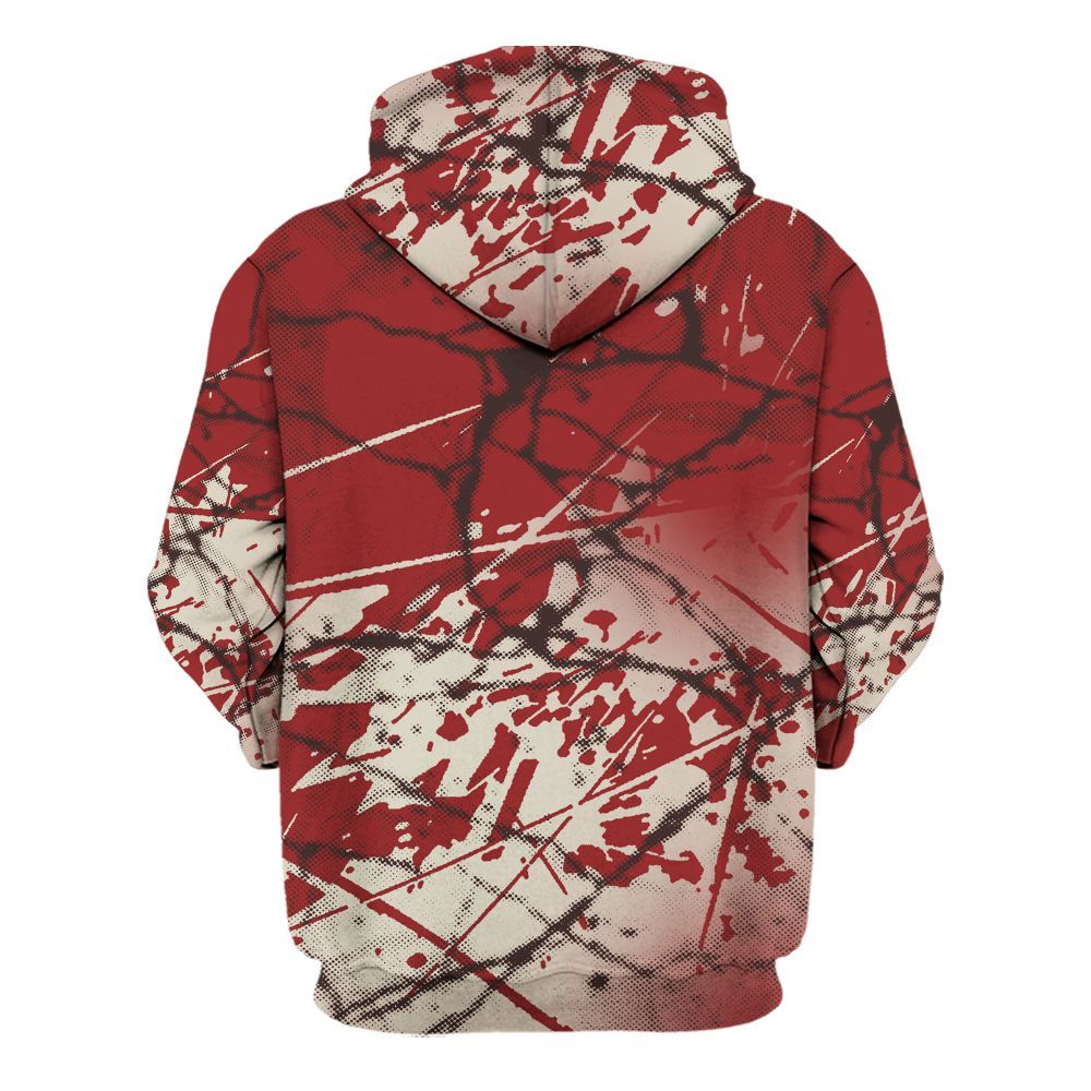 Hoodie To Match High 85 Bred 1s - Ones Move In Silence Graphic All Over Print