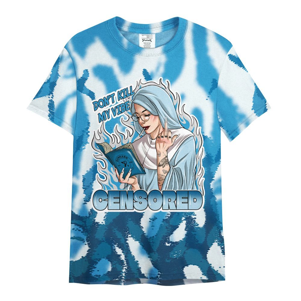 Shirt To Match Powder Blue 9s - Censoredz Burn All Over Print