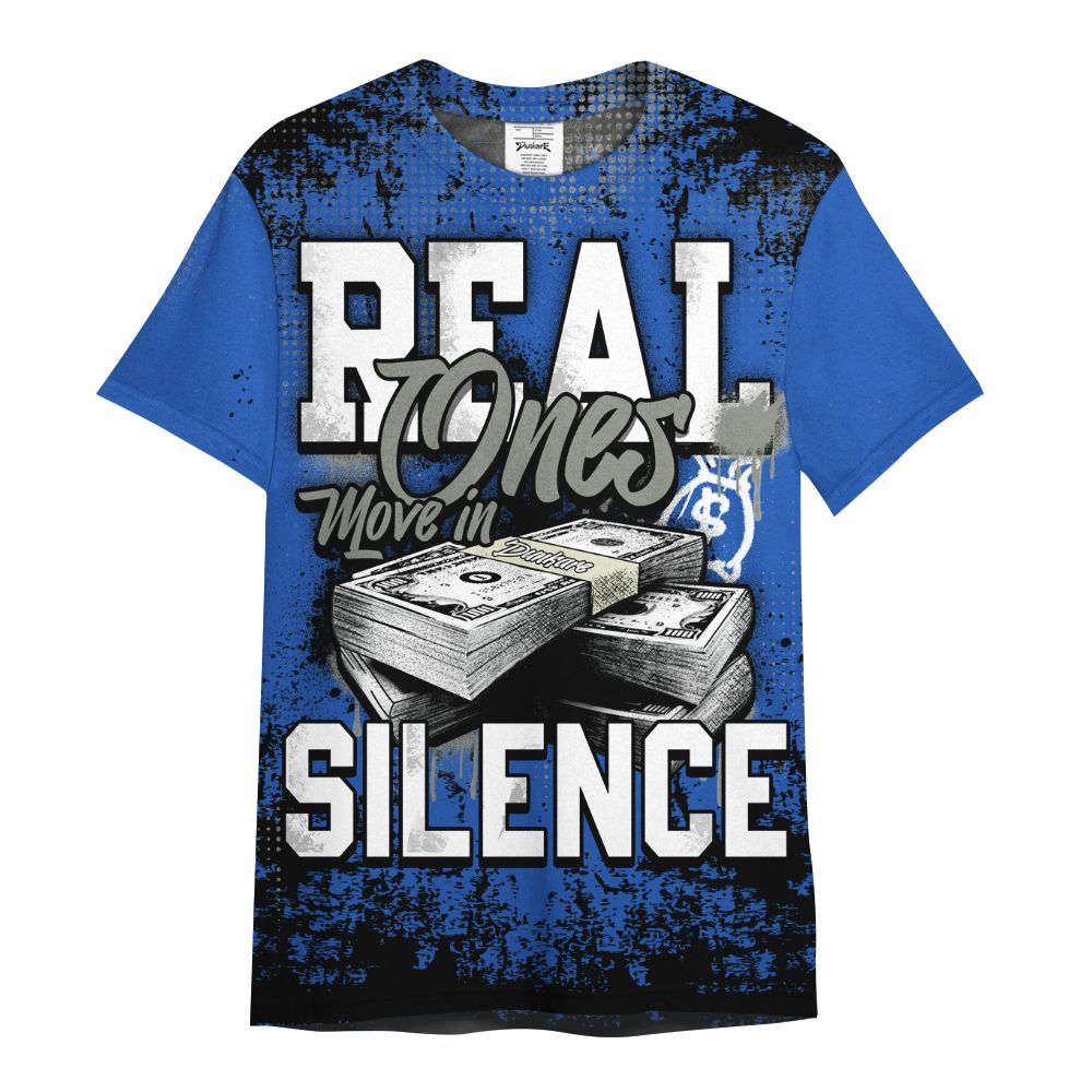 Shirt To Match Lucky Shorts 3s - Move In Silence Money Street Retro All Over Print