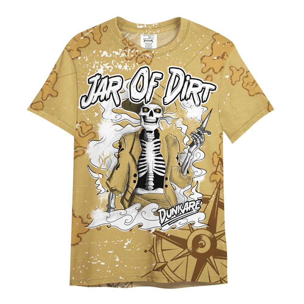 Shirt To Match Craft Paris 6s - Skeleton Jar Of Dirt Retro All Over Print