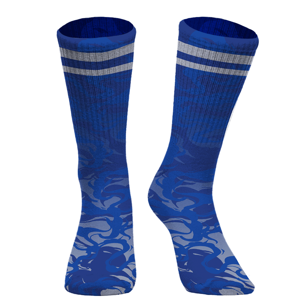 Sock To Match Air Foamposite One Royal - Color Smoke Graphic Unisex