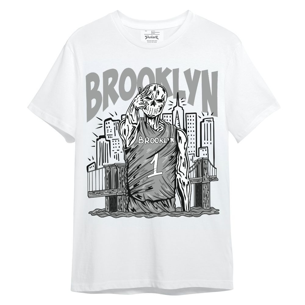 Shirt To Match Black Wolf Grey 12s - Brooklyn's Skeleton Unisex Shirt