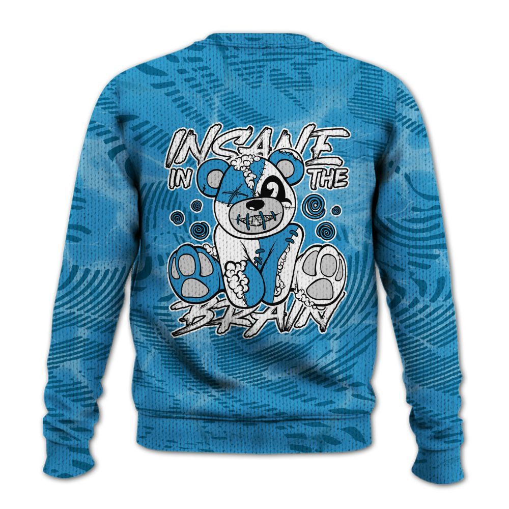 Knitted Sweater To Match Powder Blue 9s - Insanes Bear Fume
