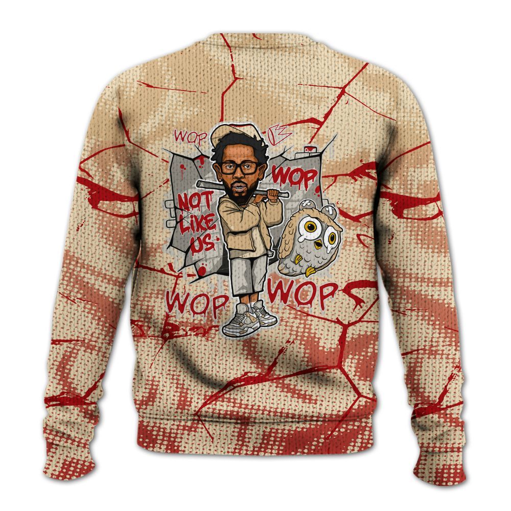 Knitted Sweater To Match Dunk Low Strawberry Waffle - None Like ComptonCity Graphic Crack