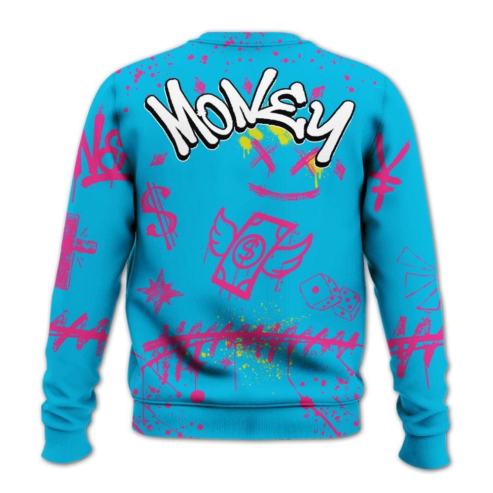 Sweatshirt To Match Tokyo Nights Stewie 3s - Everybody Paid In Full Crayon All Over Print