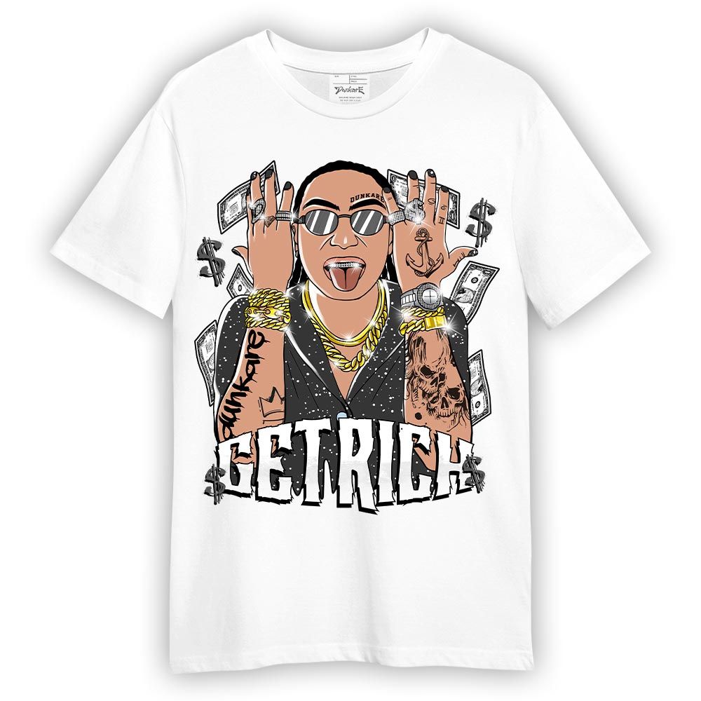 Shirt To Match Reverse Black White 6s - Get Richz Unique 2 Shirt Unisex