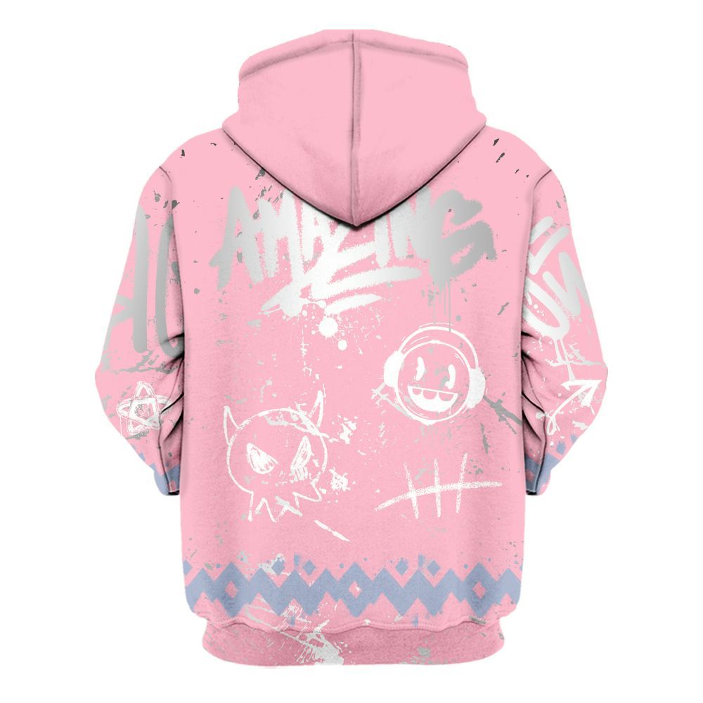 Hoodie To Match Retro 35th Anniversary 5s - Friday Sneaker Crayon All Over Print