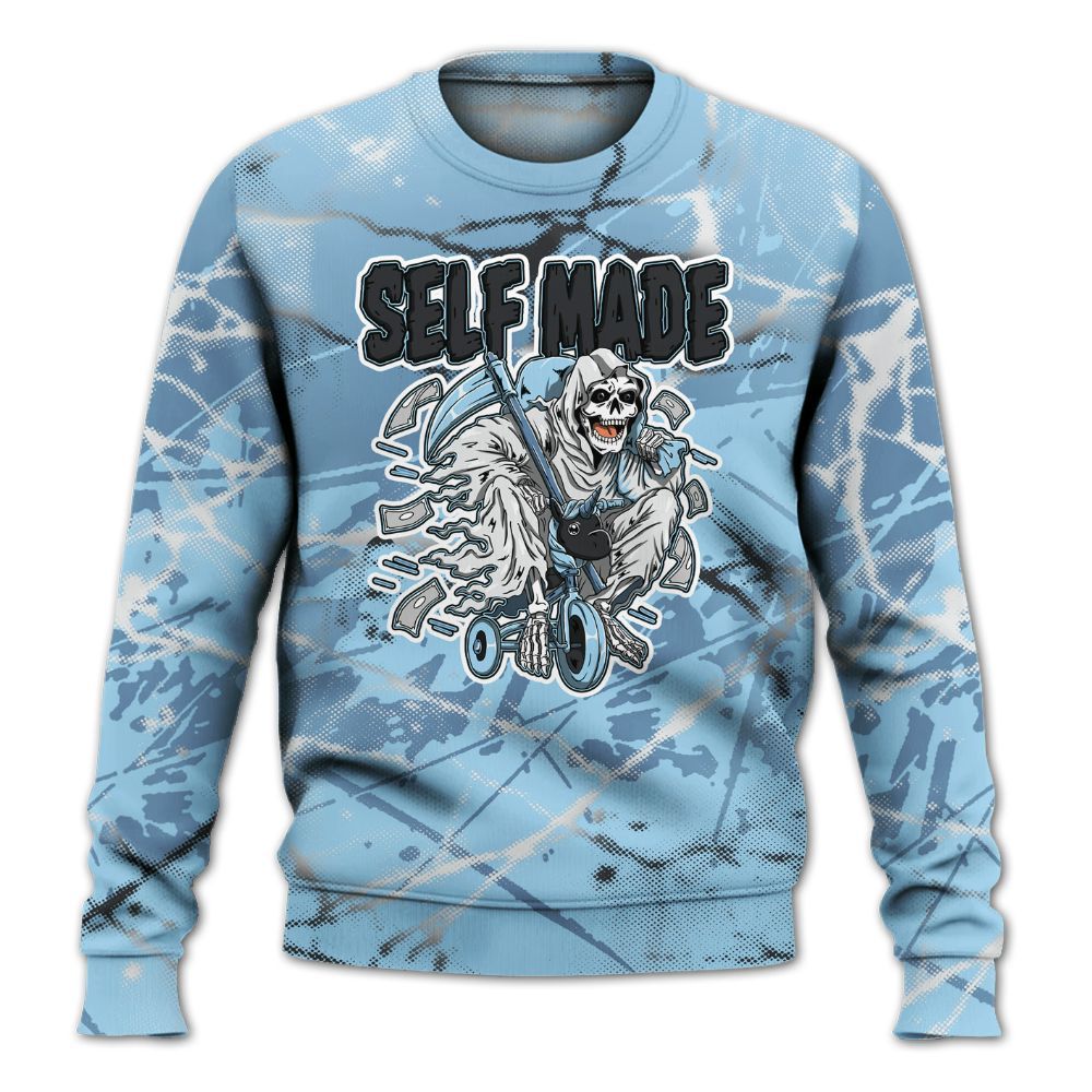 Sweatshirt To Match Legend Blue 11s - Self Make Skeleton Profound All Over Print