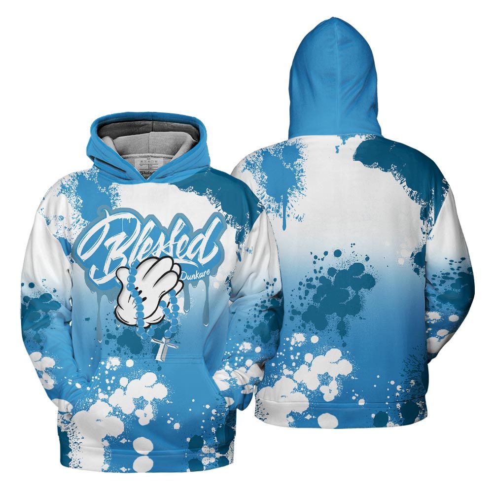 Hoodie To Match Powder Blue 9s Hoodie, God Blessed Drip Hoodie Outfit 903 NCT