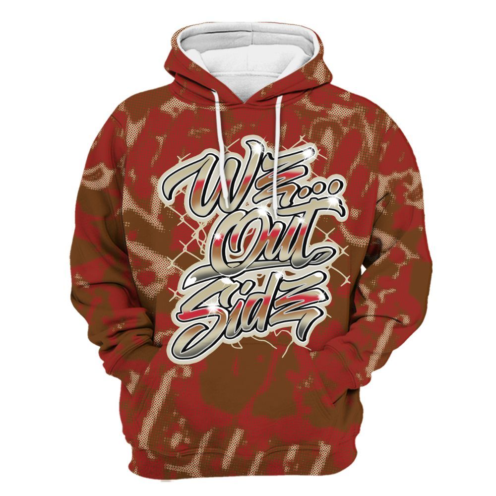 Hoodie To Match Archaeo Brown 5s - We OutSider Graphic Street All Over Print