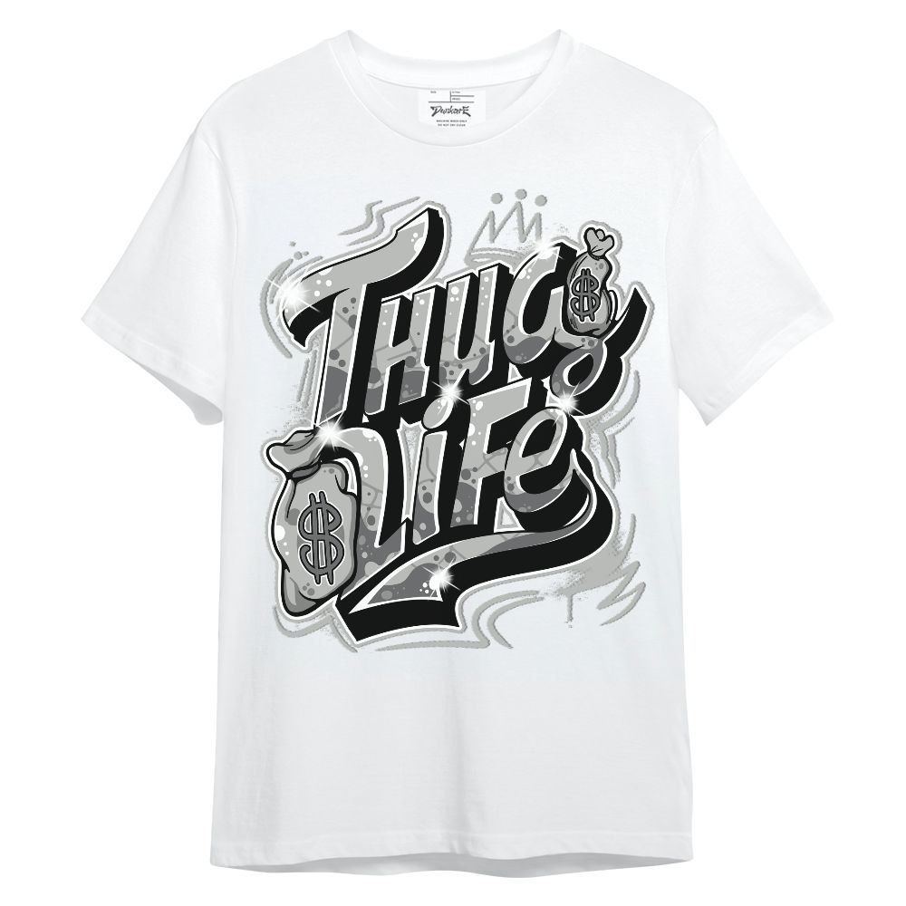Shirt To Match Retro Wet Cement 4s - Free Thug Living Graphic Unisex Shirt