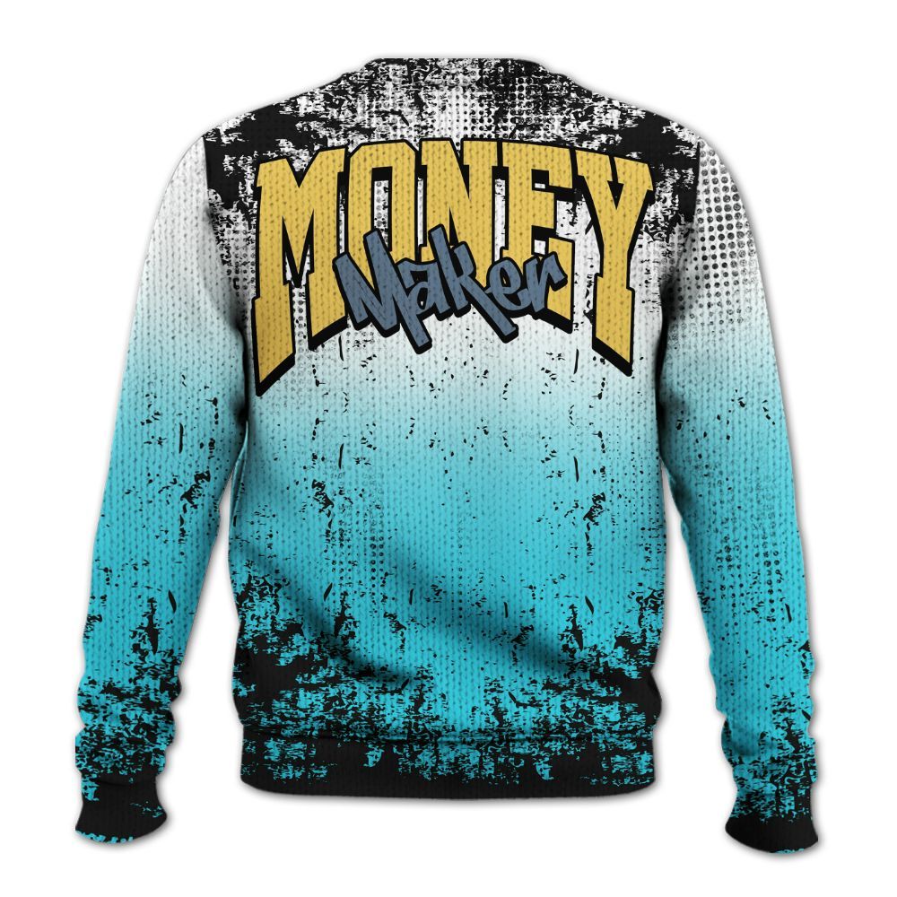 Sweater To Match Retro Gamma Blue 11s - Move In Silence Money Street Retro Graphic