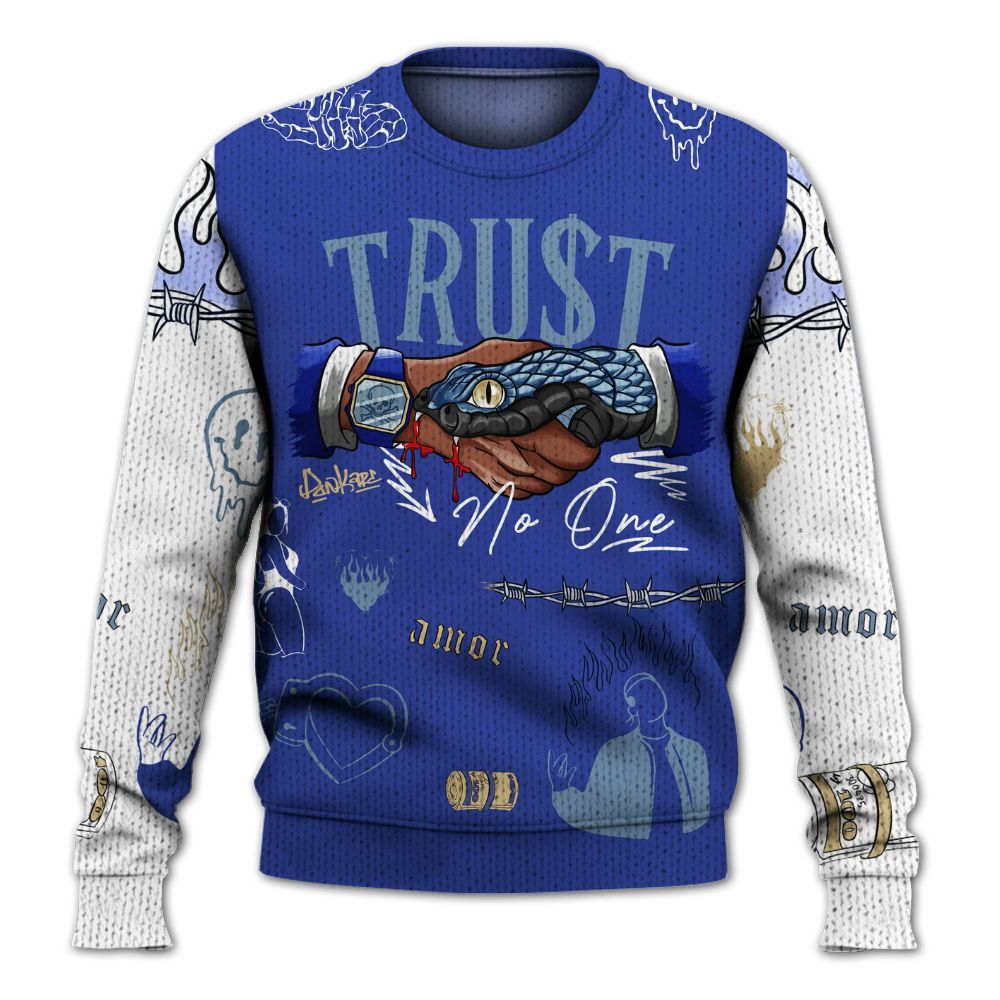 Knitted Sweater To Match Air 180 Concord - Snake Trust No One