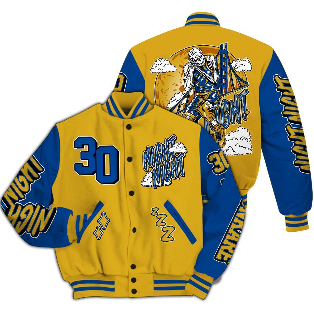 Varsity Jacket To Match High Laney 1s - Seeya Skeleton All Over Print