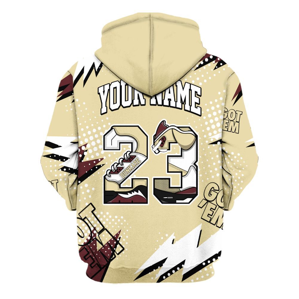 Hoodie To Match Women Phantom 12s - Custom Name Number 23 5s All Over Print