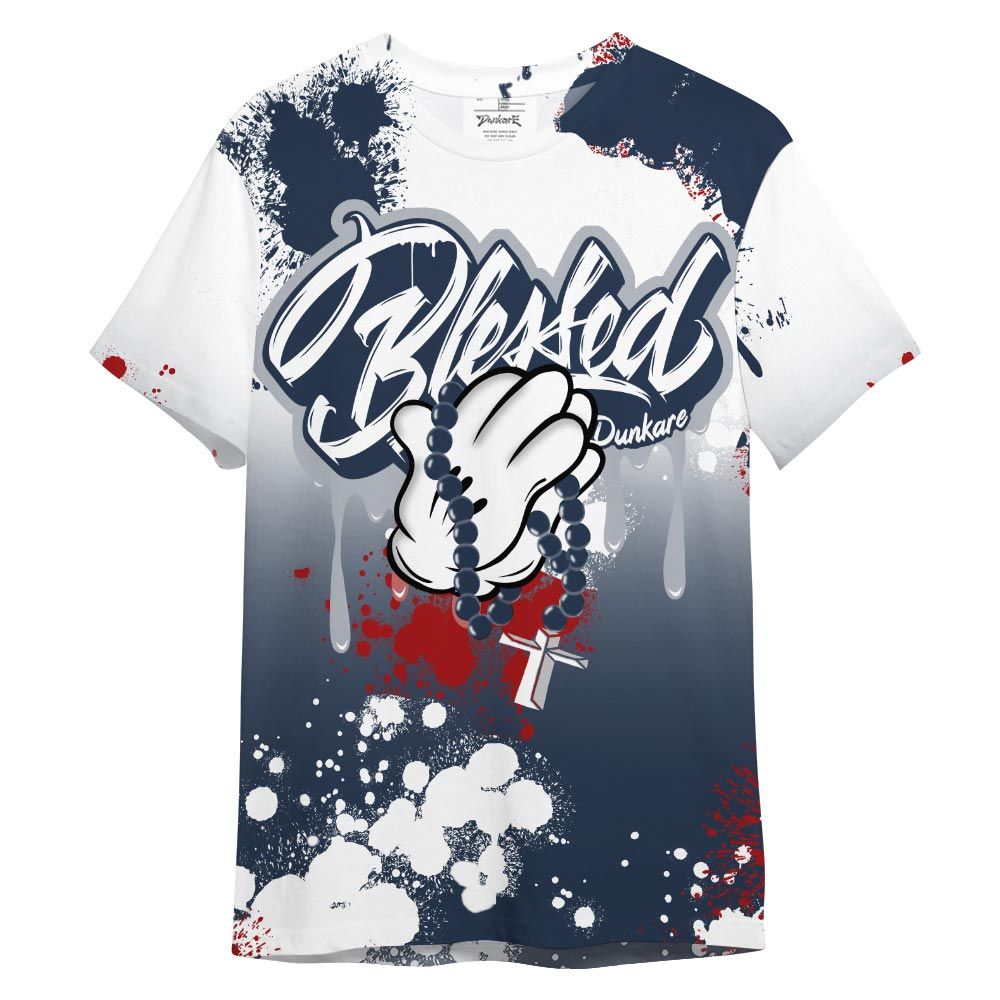 Shirt To Match Retro Olympic 6s - God Blessed Ink Drip Shirt Outfit 1505 NCT