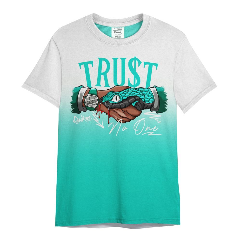 Shirt To Match Dunk Low Clear Jade - Snake Trust No One Drip All Over Print