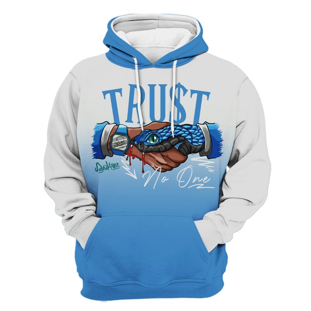 Hoodie To Match Low Carolina 17s - Snake Trust No One Drip All Over Print
