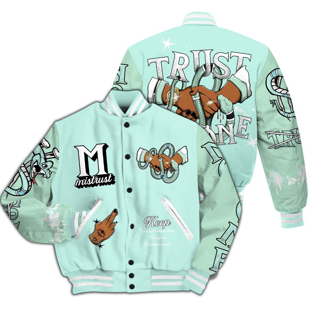 Varsity Jacket To Match Retro Low Igloo 11s - Trust No One Snake-Bite Street Style All Over Print