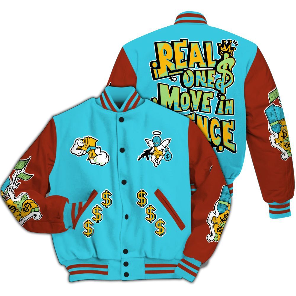 Varsity Jacket To Match SB Dunk Di'Orr Greenwood - Ones Move In Silence Graphic All Over Print